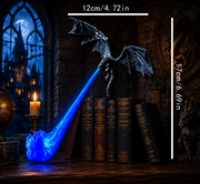 Fire-Breathing Dragon Bookshelf Lamp