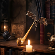 Fire-Breathing Dragon Bookshelf Lamp
